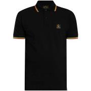 Polo Shirt Korte Mouw Trojan Polo shirt met vlagembleem van piqué