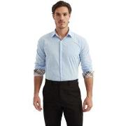 Overhemd Lange Mouw Yves Enzo Chemises manches longues--H-6234-1