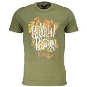 T-shirt Korte Mouw Roberto Cavalli qxt61mjd060ee4f98everde040502xl