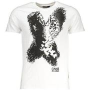 T-shirt Korte Mouw Roberto Cavalli qxt63ajd060bi000532xl