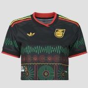 T-shirt Korte Mouw adidas Away Crop Jamaica Football Jersey