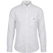 Overhemd Lange Mouw Gant REG CLASSIC POPLIN SHIRT 2601.3000100
