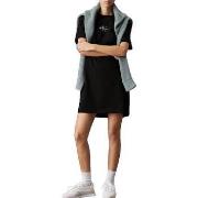 Korte Jurk Calvin Klein Jeans Robe Calvin Klein Jeans noire en jersey ...