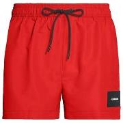 Zwembroek Calvin Klein Jeans Short de bain Drawstring rouge