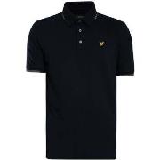 Polo Shirt Korte Mouw Lyle &amp; Scott Poloshirt met fijne boord