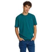 T-shirt Korte Mouw Revolution Application T-Shirt 1450 BRA - Dark Petr...