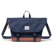 Schoudertas Herschel Cove Small Messenger Navy/Saddle brown