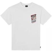 T-shirt Korte Mouw Propaganda PRTS709-02 T-SHIRT-POCKET WHITE