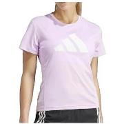 T-shirt Korte Mouw adidas T-shirt Run It violet