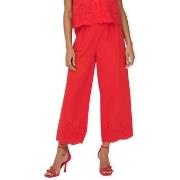 Broek Only Roxanne Long Trousers - High Risk Red