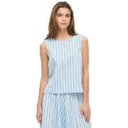 Blouse Vila Top Valencia - Nantucket Breeze/Snow