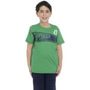 T-shirt Korte Mouw Leone 1947 Boy T-Shirt Short Sleeves Welcome