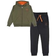 Trainingspak Leone 1947 Boy Tracksuits Full Zip Neon