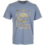 T-shirt Korte Mouw Timberland Water Stack Logo Short