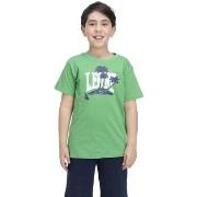T-shirt Korte Mouw Leone 1947 Boy T-Shirt + Bermuda Beach