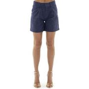 Korte Broek Leone 1947 Woman Linen Fancy Stripes