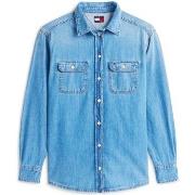 Overhemd Tommy Jeans Reg Wstrn Denim Shir