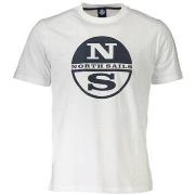 T-shirt Korte Mouw North Sails 902504000a306323bianco0101