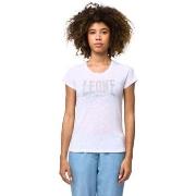 T-shirt Korte Mouw Leone 1947 Woman Short Sleeves Bright