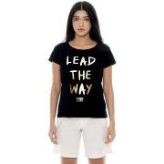 T-shirt Korte Mouw Leone 1947 Woman Shor Sleeves Chic