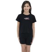 T-shirt Korte Mouw Leone 1947 Girl Short Sleeves Super Color