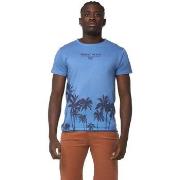T-shirt Korte Mouw Leone 1947 Man Beach