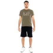 T-shirt Korte Mouw Leone 1947 Man Wacs Sets + Bermuda