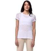 T-shirt Korte Mouw Leone 1947 Woman Short Sleeves Lace