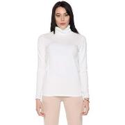 T-Shirt Lange Mouw Leone 1947 Woman High Collar Never Without