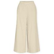 Broek Vila Prisilla Trousers - Super Light Natural Melange
