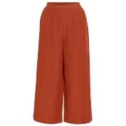 Broek Vila Prisilla Trousers - Burnt Brick