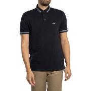Polo Shirt Korte Mouw EAX Slim fit poloshirt met gestreepte kraag