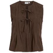 Blouse Vila Top Tevira - Slate Black