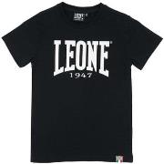 T-shirt Korte Mouw Leone 1947 Boy Short Sleeves Big Logo