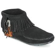 Laarzen Minnetonka CONCHO FEATHER SIDE ZIP BOOT