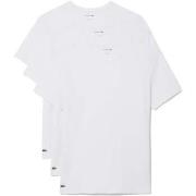 T-shirt Lacoste 3 Pack Lounge Cotton T-Shirts White/White/White