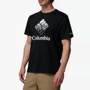 T-shirt Korte Mouw Columbia Camisetas Hombre Modèle Seasonal Graphic