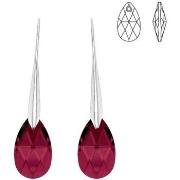 Boucles oreilles Sc Crystal BS010-SE003-RUBY