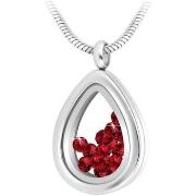 Collier Sc Crystal BS1976-ROUGE