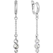 Boucles oreilles Mademoiselle Jolie Paris LEA chainettes en Cristal