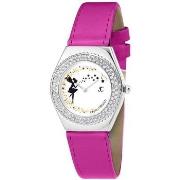 Montre Sc Crystal MF316-FEE+BRACELET006-FUSHIA