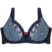 Emboitants Pomm'poire Soutien-gorge grand maintien indigo/caramel Débu...