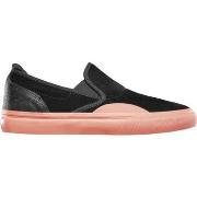 Chaussures de Skate Emerica WINO G6 SLIP ON BLACK PINK PINK