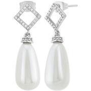 Boucles oreilles Sc Crystal B2958-ARGENT