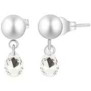 Boucles oreilles Sc Crystal B3071-ARGENT-CRYS