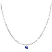 Collier Sc Crystal B2382-ARGENT-10004-BLEU