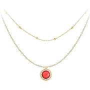 Collier Sc Bohème B2126-ROUGE+B2370-DORE