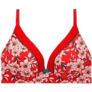 Rembourrés Pomm'poire Soutien-gorge ampliforme coque moulée rouge Ince...