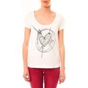 T-shirt Desigual T-Shirt Elisa 51T25D6 Blanc