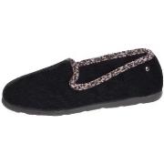 Chaussons Isotoner Chaussons slippers ref 55185 Noir